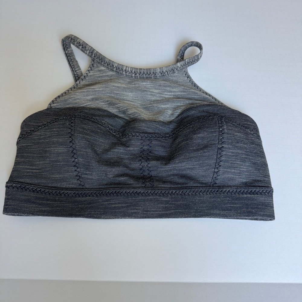 prAna High Neck Strappy Back Yoga Sports Bra Size S- EUC - Picture 2 of 9